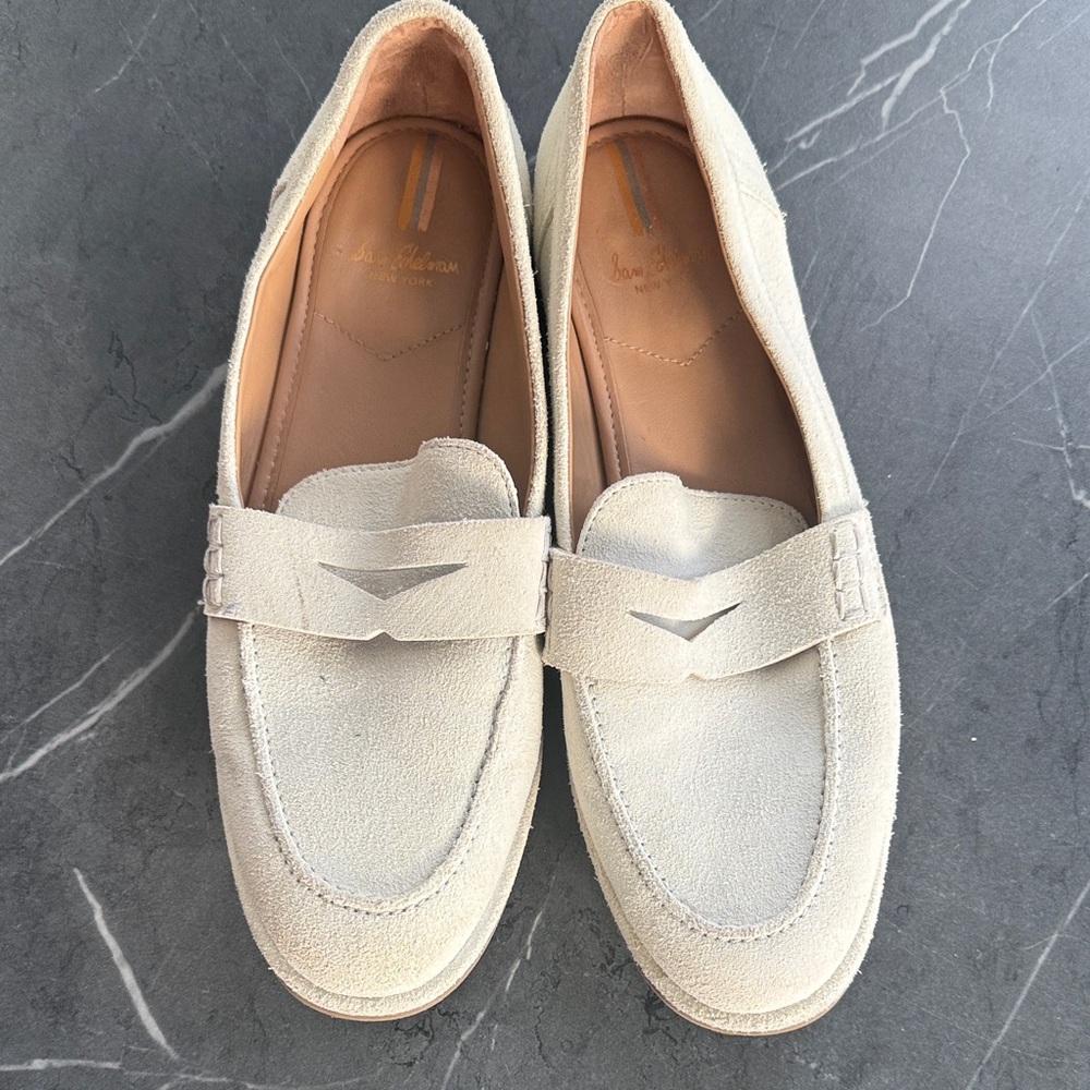 Sam Edelman Women's Cream Loafers